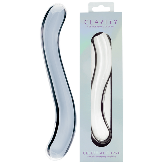 CreativeC | Clarity - Celestial Curve - Glass Dildo
