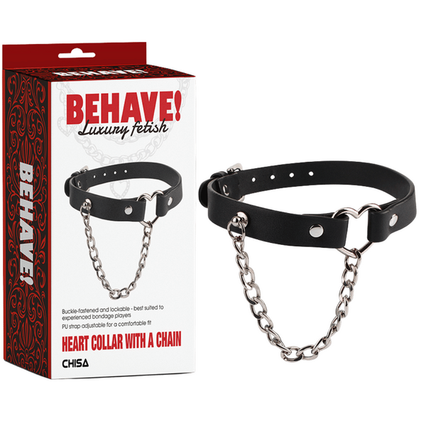Chisa BEHAVE! Heart Collar With A Chain