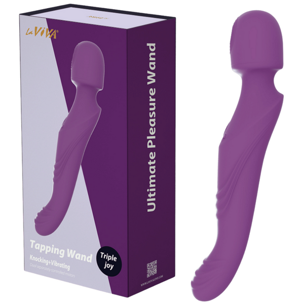 La Viva Ultimate Pleasure Wand - Tapping & Vibrating Wand
