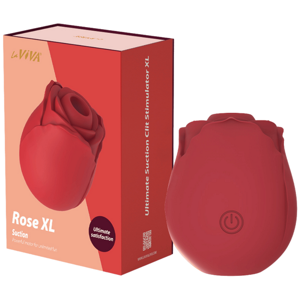 La Viva Ultimate Suction Rose Petal Tapping Clit Stimulator XL