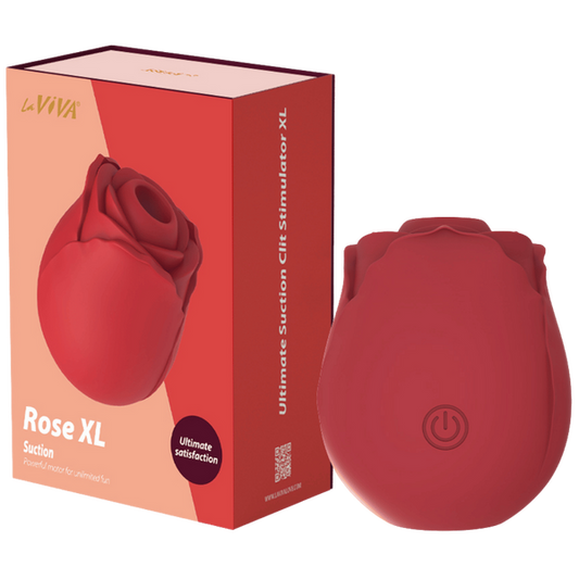 La Viva Ultimate Suction Rose Petal Tapping Clit Stimulator XL