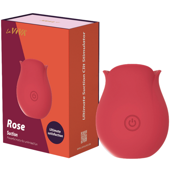 La Viva Ultimate Suction Rose Petal Tapping Clit Stimulator