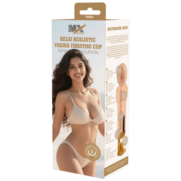 Chisa MX Kelsi Realistic Vagina Vibrating Cup Masturbator