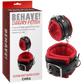 Chisa BEHAVE! Super Soft Hand Cuffs (Red/Black)