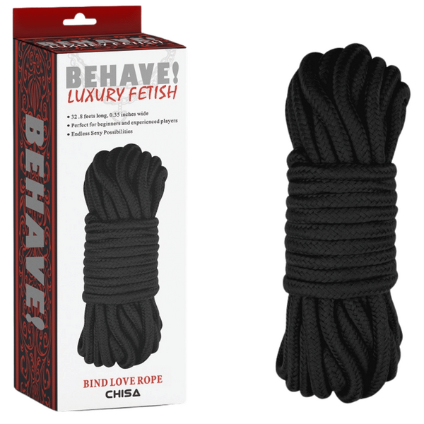 Chisa BEHAVE! Bing Love Rope 10M (Black)