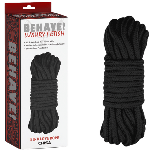 Chisa BEHAVE! Bing Love Rope 10M (Black)