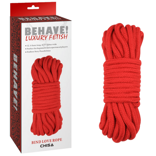 Chisa BEHAVE! Bing Love Rope 10M (Red)
