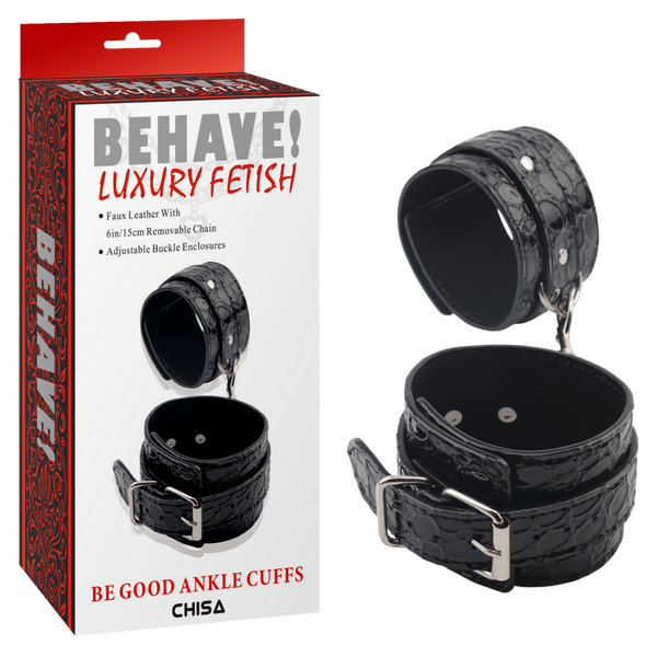 Chisa BEHAVE! Be Good Ankle Cuffs (Black)