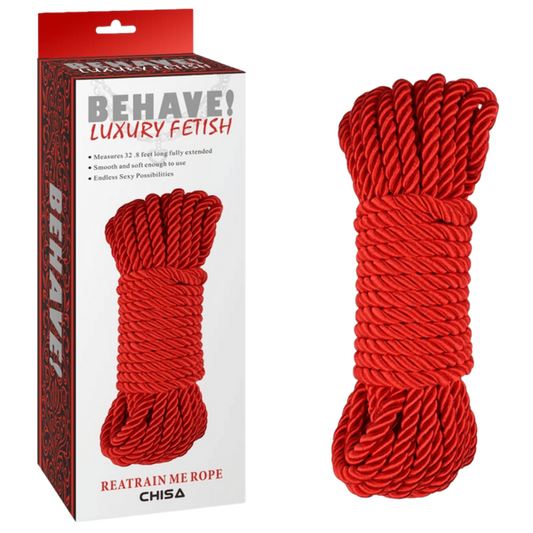 Chisa BEHAVE! Reatrain Me Rope 10M (Red)