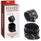 Chisa BEHAVE! Obey Me Leather Hand Cuffs (Black)