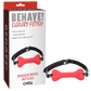 Chisa BEHAVE! Doggie Bone Bit Gag (Red)