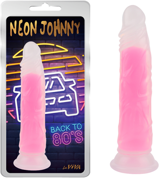 La Viva Neon Johnny Glow In The Dark Pink Dong