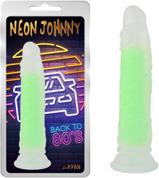 La Viva Neon Johnny Glow In The Dark Green Dong