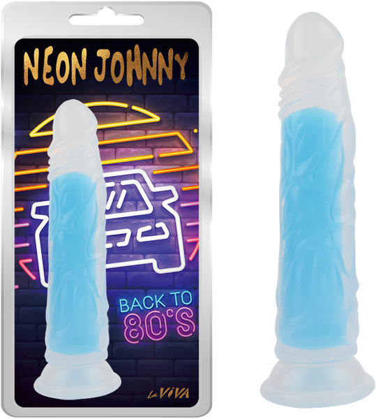 La Viva Neon Johnny Glow In The Dark Blue Dong