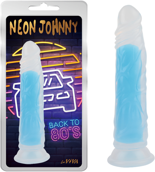 La Viva Neon Johnny Glow In The Dark Blue Dong