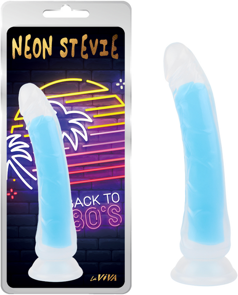 La Viva Neon Stevie Glow In The Dark Blue Dong