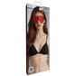 Chisa Noir Go Black Blindfold (Scarlet Red)