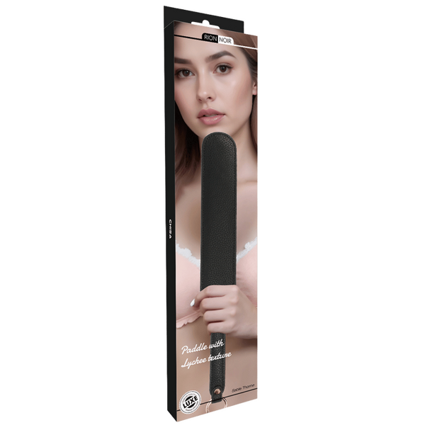 Chisa Noir Paddle With Lychee Texture