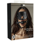 Chisa Noir Blindfold Harness With Ball Gag