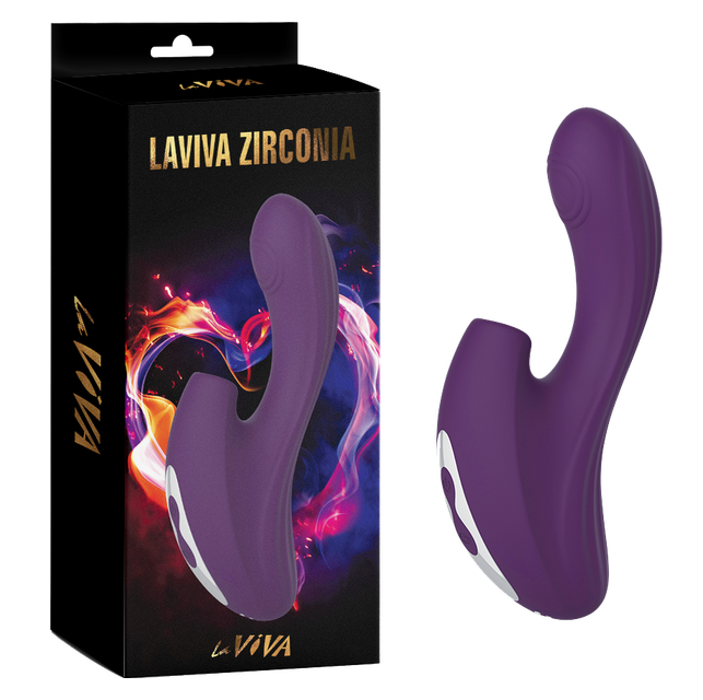 La Viva Zirconia - Sucking Knocking Vibrator