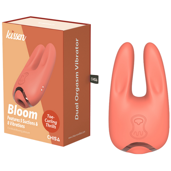 CHISA Kissen Bloom Suction Vibrator Peach