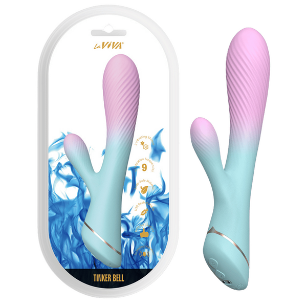 La Viva Tinker Bell Rabbit Vibrator Pink/Blue