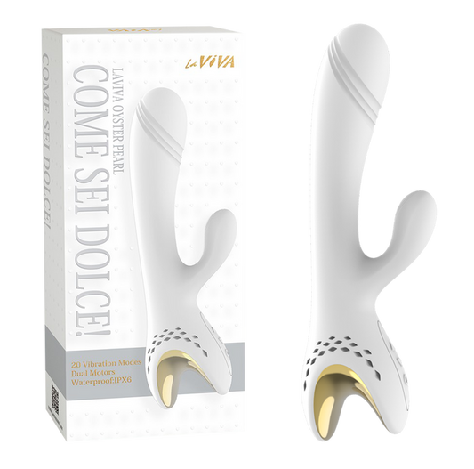 La Viva Oyster Pearl - Come Sei Dolce Vibrator (White)