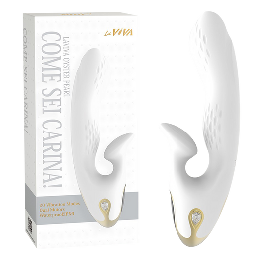 La Viva Oyster Pearl - Come Sei Carina Vibrator (White)