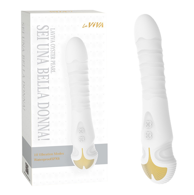 La Viva Oyster Pearl - Sei Una Bella Donna Vibrator (White)