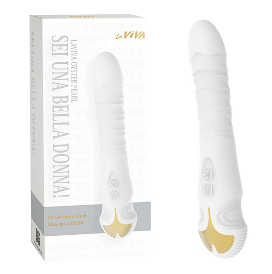 La Viva Oyster Pearl - Sei Una Bella Donna Vibrator (White)