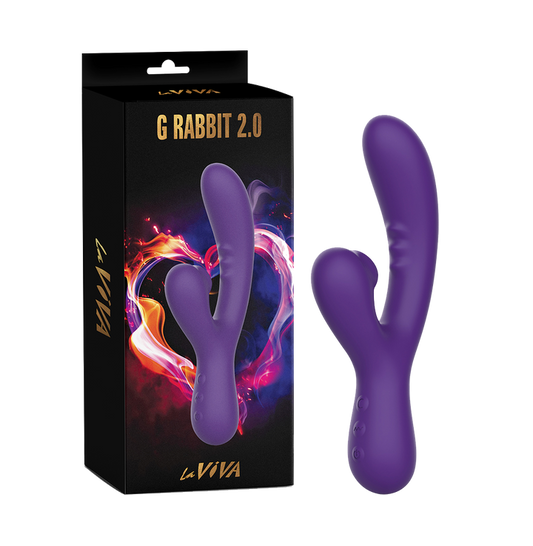La Viva G-Rabbit 2.0 Suction Rabbit Vibrator Purple