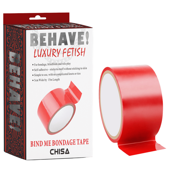 Chisa BEHAVE! Bind Me Bondage Tape (Red)
