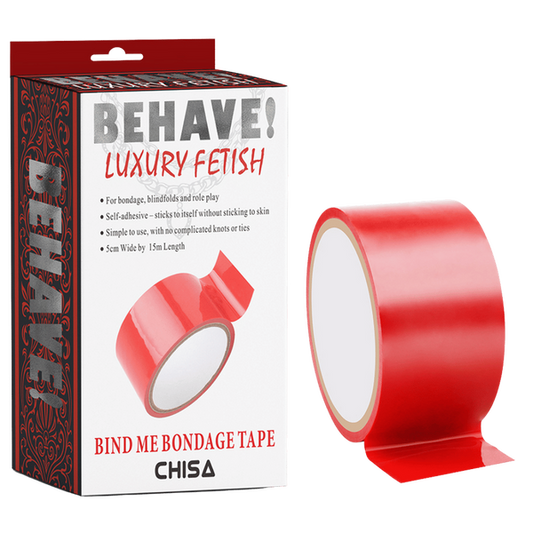 Chisa BEHAVE! Bind Me Bondage Tape (Red)
