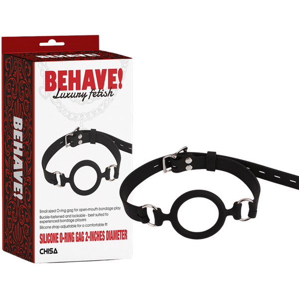 Chisa BEHAVE! Silicone O-ring Gag 2-inches Diameter