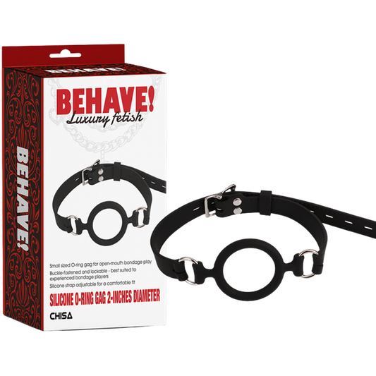 Chisa BEHAVE! Silicone O-ring Gag 2-inches Diameter