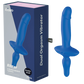 CHISA Kissen Ritter Double Shaft Vibrator Blue