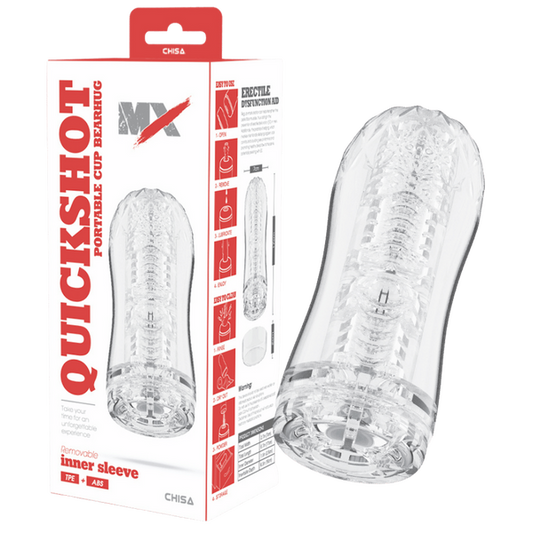 Chisa MX Quickshot Portable Cup Bearhug Masturbator Sleeve