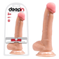Doc Johnson Deepin 8" Realistic Dong With Balls (Flesh)