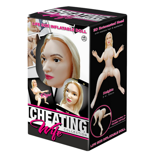 Excellent Power | Cheating Wife - Rosie - Flesh Sitting Inflatable Lifesize Doll