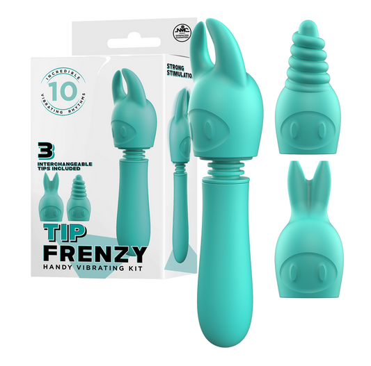 Excellent Power Tip Frenzy Handy Vibrating Kit - Green