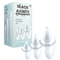Excellent Power Black Axinite -  3 In 1 Anal Plug Kit With Tail (Clear)