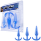 Excellent Power Butt Fantasy - Triple Tapered Anal Plug Set Blue