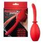 Excellent Power Freshen Pump 5"/13cm Douche with Silicone Ball Pump Red