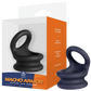 Excellent Power Macho Armor Silicone Cock & Ball Ornament Medium Black
