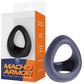 Excellent Power Macho Armor Silicone Cock & Ball Ring Ornament Black