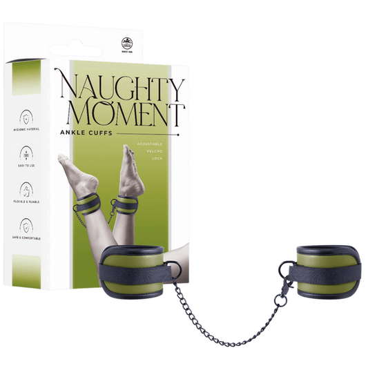 Excellent Power Naughty Moment Ankle Cuffs Green
