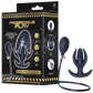 Excellent Power | Inflatable Silicone Anal Plug With Plug (Black)