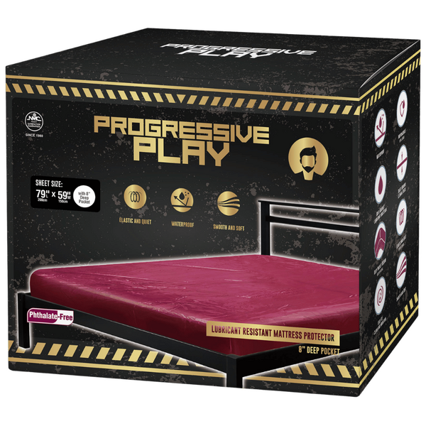 Excellent Power | Lubricant Resistant Mattress Protector (Red) (Queen Size)