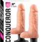 Excellent Power Conqueror 6" Vibrating Dildo Flesh