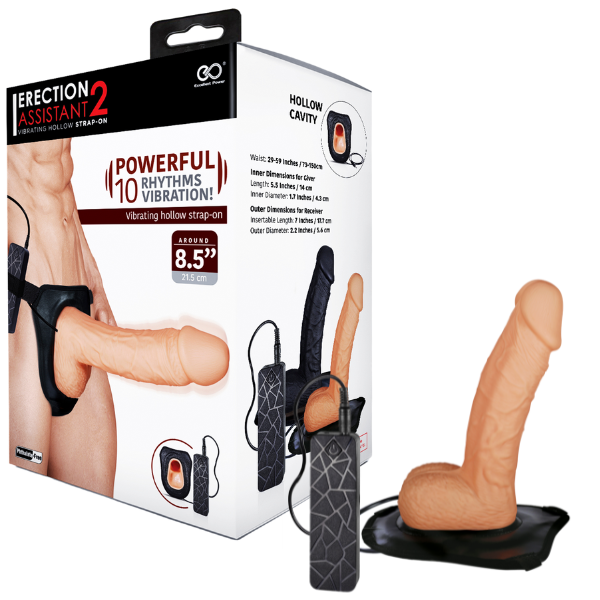 Excellent Power Erection Assistant 2 - 8.5" Strap-on (Flesh)